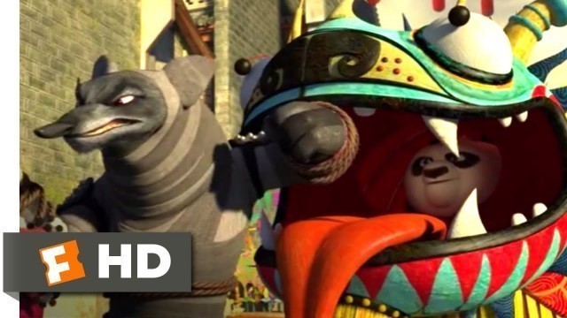 'Kung Fu Panda 2 (2011) - Dragon Costume Fight Scene (3/10) | Movieclips'