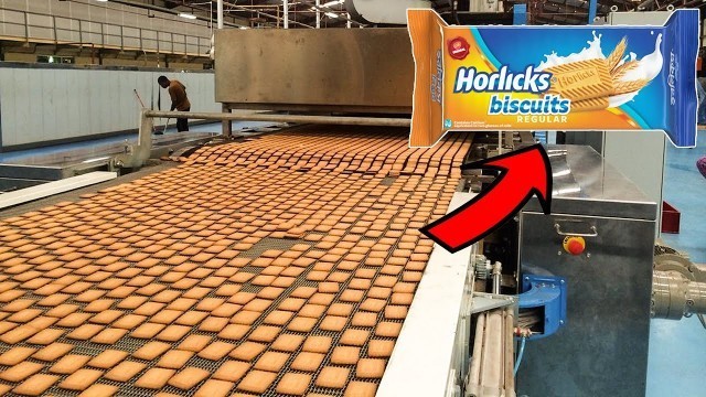 'इस तरीके से फैक्ट्री में बनते हैं Horlicks Biscuit बिस्कुट | Modern Food Manufacturing Machines'