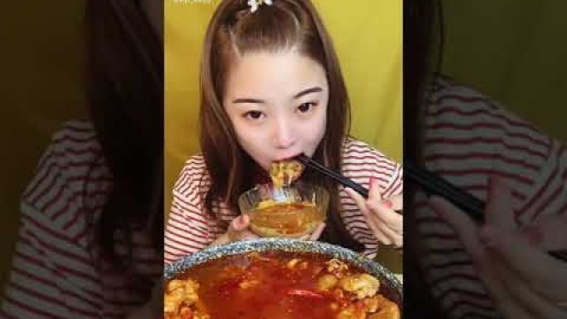 ',Amazing Mukbang - China Eating Show At home - ASMR,Modern food With pork Salad EP105'