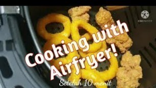 'Cooking Frozen food using Airfryer || Menggoreng menggunakan airfryer'