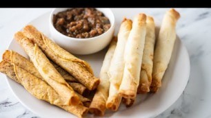 'Air Fryer Frozen Taquitos-Flautas'