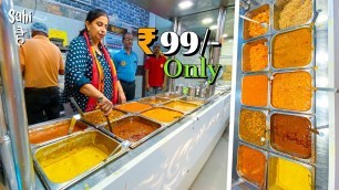 'UNLIMITED FOOD in Just Rs 99 | Street Food India | 365 Days Unlimited Buffet'