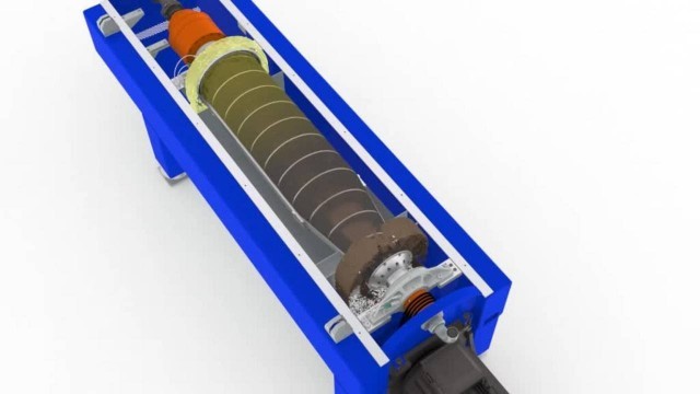 'Animation | Alfa Laval 2-phase decanter centrifuge for food processing'