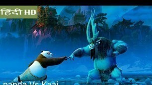 'Kung Fu Panda 3:kaai Vs panda village Funny action scene in Hindi movie clips'