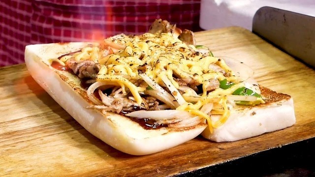 'Cheese BBQ Sandwich - Korean Street Food'