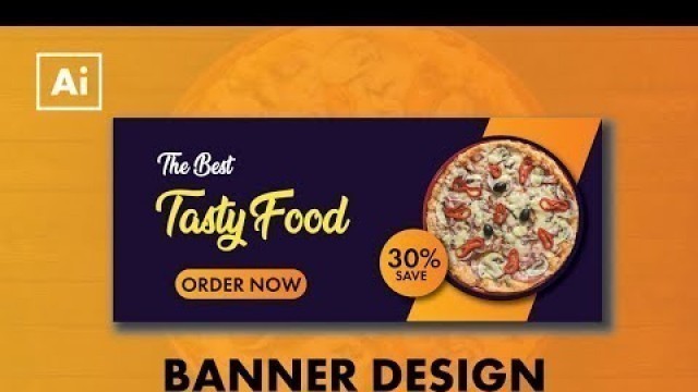 'Modern Banner Design | Food Restaurant Banner Design | Illustrator'