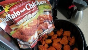 'John Soules Air Fryer Buffalo Chicken Bites Cooks Essentials 5.3qt Airfryer'