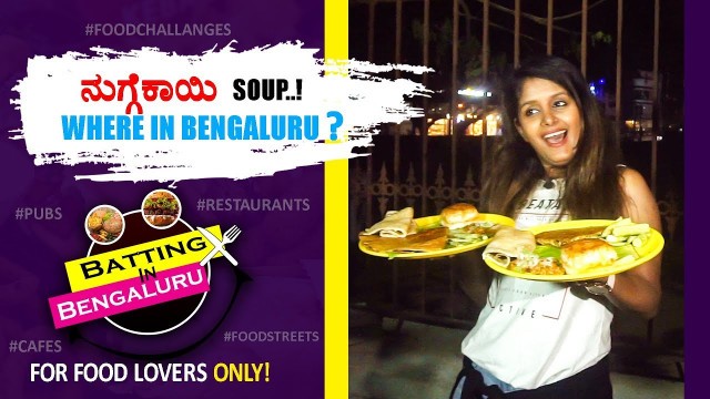 'Foodies Must Visit Koramangala Food Street | Batting in Bengaluru | Rapid Rashmi'