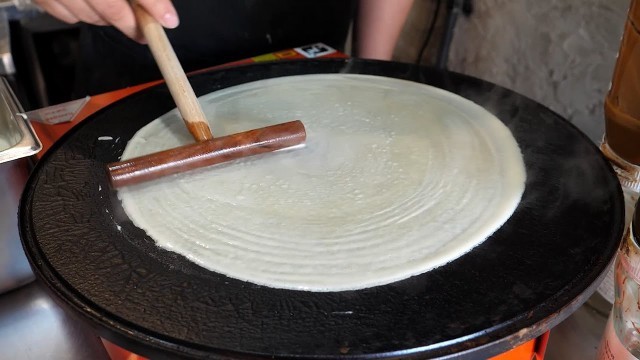 'Handmade Cream Crepes of Various Kinds / 수제 크림 크레페 / Korean Street Food'