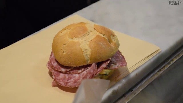 'Italian Street Food - Amazing Sandwiches in Florence - Italy'