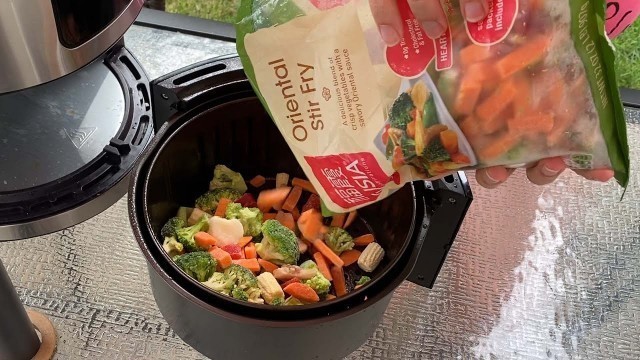 'Air Fryer Frozen Vegetables - How To Cook Frozen Mixed Stir Fry Vegetables In The Air Fryer'