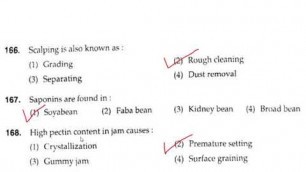 'BHU Master of Vocation in food processing & management (2018) MCQ’s solved part 2'