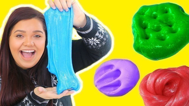 'Best DIY Slime Recipes WITHOUT GLUE OR BORAX! How To Make Glue & Borax Free Slime'