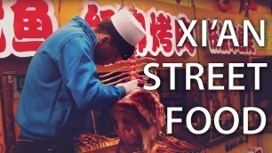 'MUSLIM QUARTER CHINA // TRYING STREET FOOD IN XI\'AN & GREAT MOSQUE XIAN //'