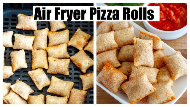 'Air Fryer Pizza Rolls // How to make frozen pizza rolls in air fryer'