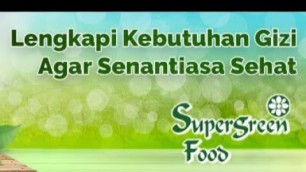 'Multi Vitamin Kekebalan Tubuh Supergreen Food SGF Peningkat Imun Tubuh |WA 085 238 384 595'