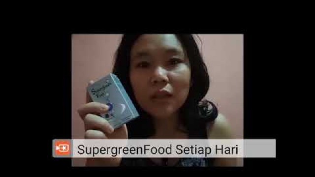 'Supergreen Food - 5 tablet setiap hari'