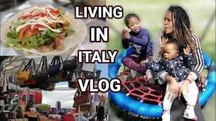 'TYPICAL SATURDAY MARKET IN ITALY | OUR ITALIAN STREET FOOD #Kebab'