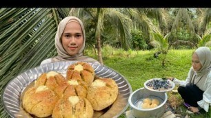 'Buat Sendiri Korean Garlic Cheese Bread | Korean Street Food'