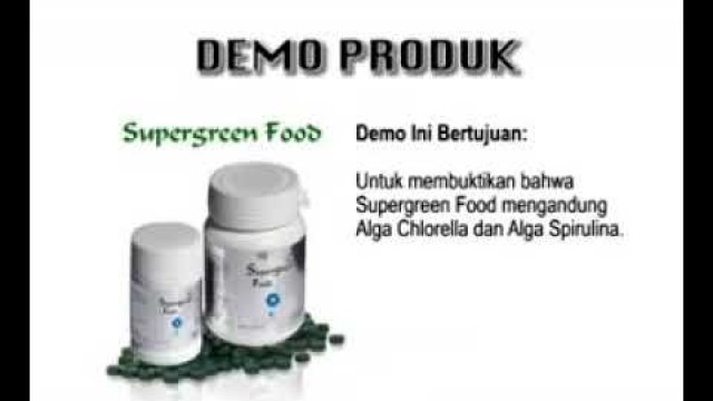 'Demo Manfaat Supergreen Food Nutrisi Imun Tubuh Solusi Sehat Alami |WA 085 238 384 595'