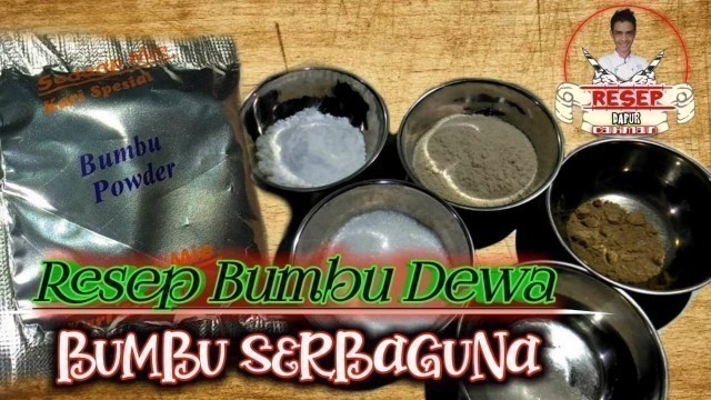 'Resep Bumbu Dewa | Bumbu Serbaguna | Rahasia Dapur Chinese food'