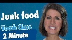 '2-Minute Vocab Class | Junk food | Vaughan Tv'