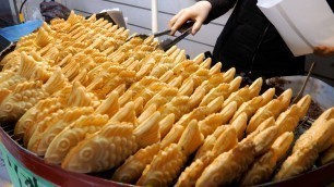 '만들기가 무섭게 완판되는 이유? 7개에 1000원 붕어빵 | Korean Popular Winter Snack Fish-shaped Bread | Korean Street food'