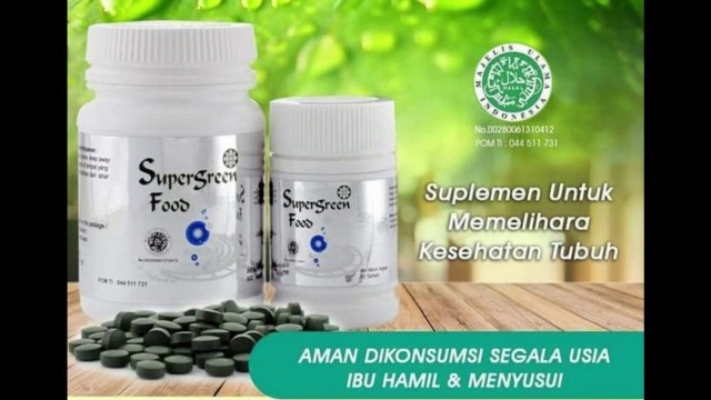 'Manfaat SGF Spirulina (Supergreen Food) I Khasiat SGF Spirulina (Supergreen Food)'