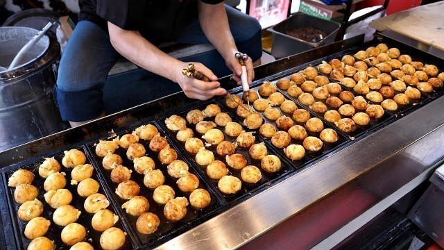 '일본에서도 견학오는? 전국 1등 문어빵 달인! 순식간에 130개 만들기 / Amazing Skill of Takoyaki Master / korean street food'