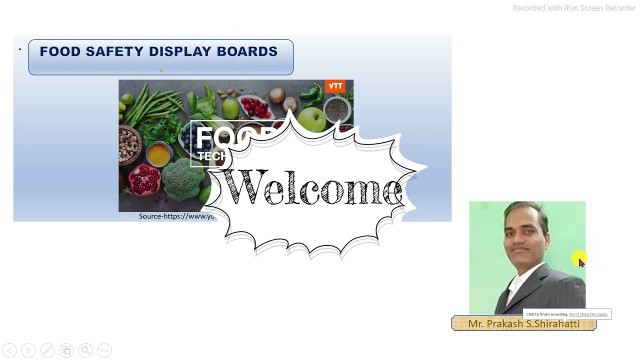 'FOOD SAFETY DISPLAY BOARDS for FBOs'