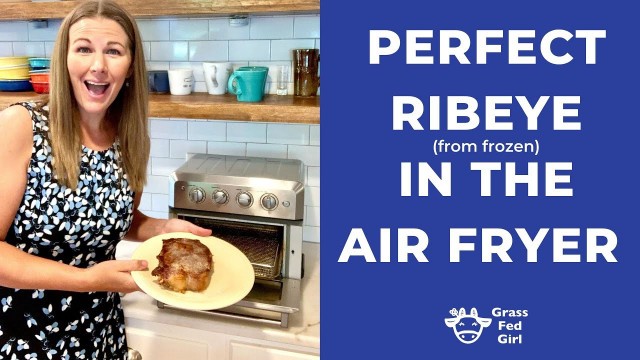 'How to Make Perfect Ribeye Steak from Frozen in the Air Fryer | Carnivore Diet'