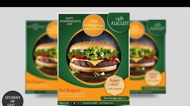 'Modern Food Flyer - Photoshop CC 2019...'