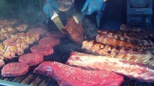 'Italy Street Food. Huge Grills. T-Bone Steaks, Burgers, Ribs. Raw Ham, Pizza, Farinata and more'