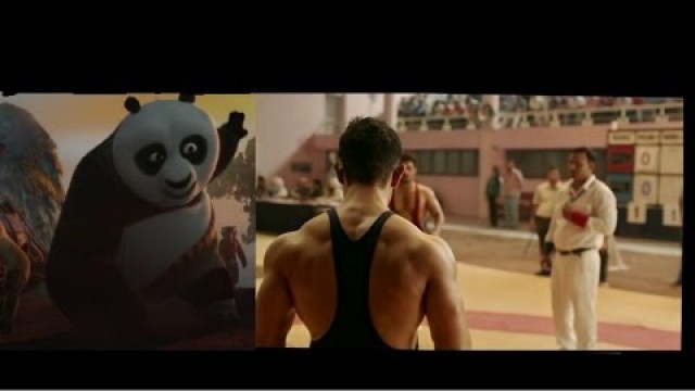 'DANGAL OFIICIAL TRAILER FUNNY MASHUP |KUNG FU PANDA MEETS AMIR | AIT|amir khan'