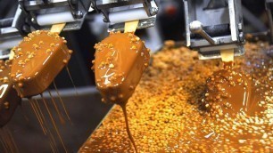 'INSIDE THE MAGNUM ICE CREAM FACTORY | AMAZING FOOD PROCESSING MACHINES'