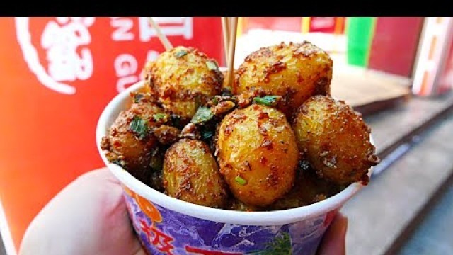 'Xi\'an Street Food (China) - Spicy Fried Potatoes'