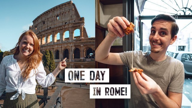 '24 Hours in ROME! Best Street Food + Exploring the City (Italy)'