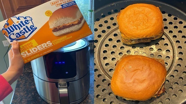 'Air Fryer Frozen White Castle Burgers - How To Cook White Castle Sliders In The Air Fryer'