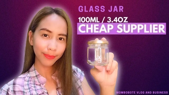 'Wholesale 100ml Glass Jar  [cheap supplier Philippines]'