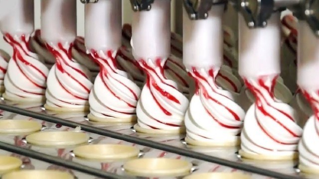 'World Amazing Automatic Ice Cream Production Line Modern Food Processing Factory'