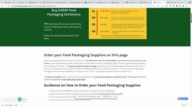 'How to order your food packaging supplies in the Philippines'