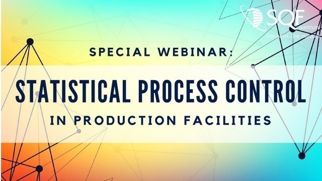 'Special Webinar   Statistical Process Control in Food Processing'