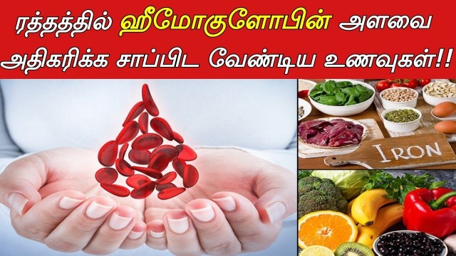 'ஹீமோகுளோபின் அதிகரிக்க 10 உணவுகள் | Foods to Increase Haemoglobin |How to Increase Blood Level Tamil'