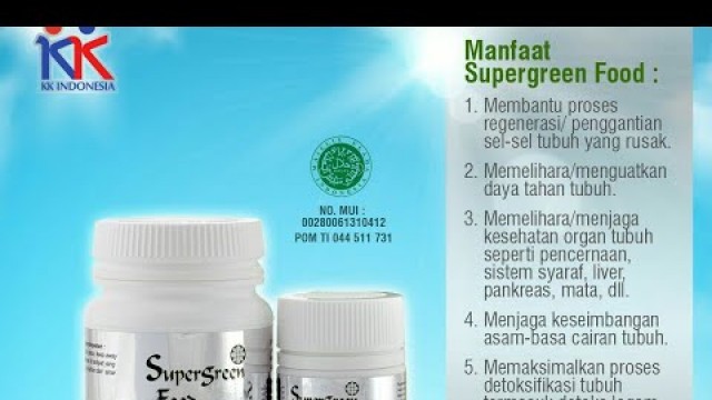 'Multi Vitamin Kekebalan Tubuh Supergreen Food SGF Peningkatan Imun Tubuh |WA 085 238 384 595'