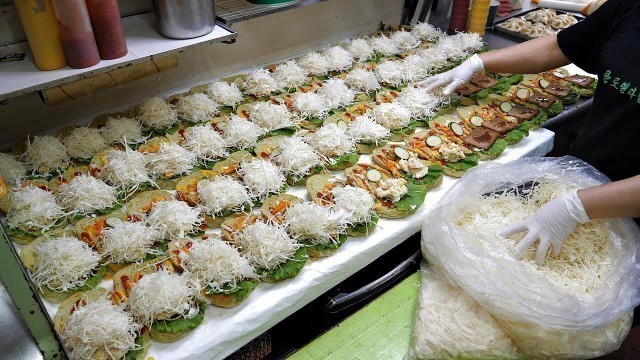 '하루 2000개 팔리는? 역대급 대혜자 클로렐라 햄버거 / amazing skill hamburger master / korean street food'