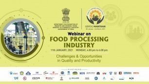 'Udyog Manthan || Food Processing Industry'