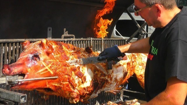 'Italy Street Food. Roasted Pork, Grilled Beef and Lamb Sausages, Seafood, Pizza and more'