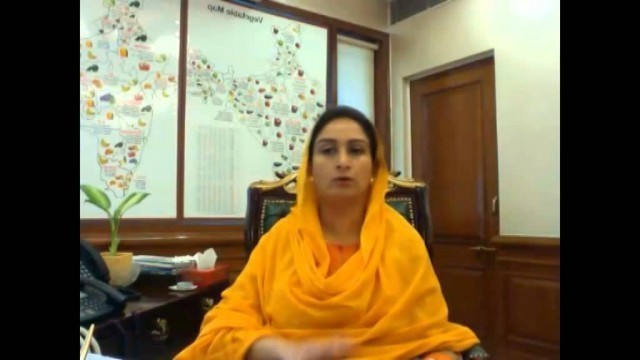 'Interview : Union Minister for Food Processing Industries Harsimrat Kaur Badal'