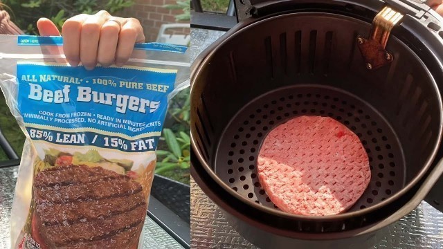 'Air Fryer Frozen Burgers - How To Cook Frozen Hamburger Patties In The Air Fryer'