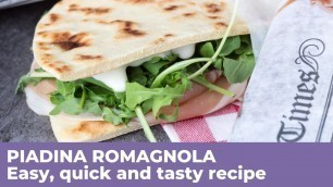 'How to make the authentic PIADINA - The queen of Italian street food'